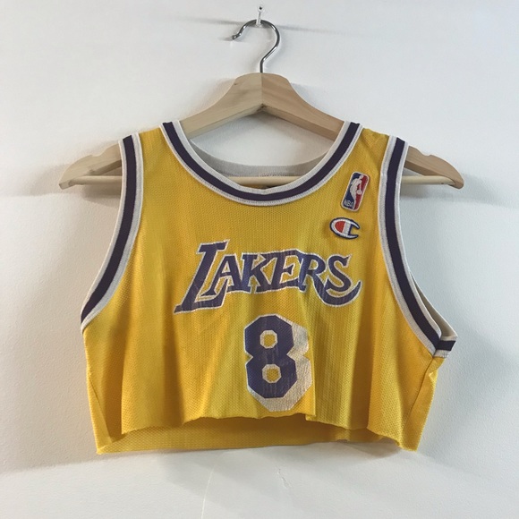 Vintage Champion Kobe Bryant Crop Top Vintage Champion Kobe Bryant Crop Top